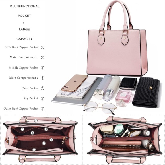 CHICAROUSAL Crossbody Purse // Light Pink - Picture 5 of 12